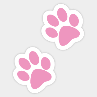 Pink Paws Sticker